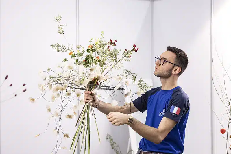 Emeric LABAT - médaille de bronze en Art Floral.